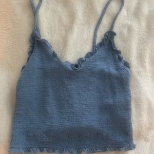 Simple cute blue tank